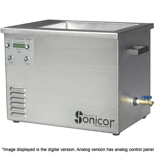 Sonicor 5.0gal. Analog Control Industrial Ultrasonic Cleaner w/Timer & Heat, BCA-5
