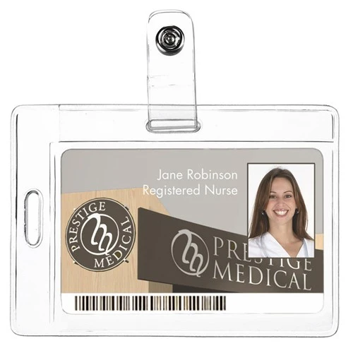 Porta-identificaciones (bidireccional)