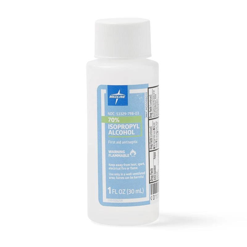 Medline 70% Isopropyl Alcohol, 1oz. (case of 96)
