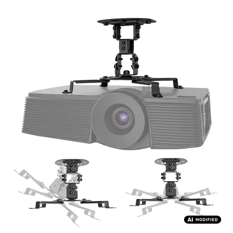Soporte / colgador de techo para proyector Maclean, 54~320 mm, hasta 13,5 kg, rotación de 360 grados MC-200 B
