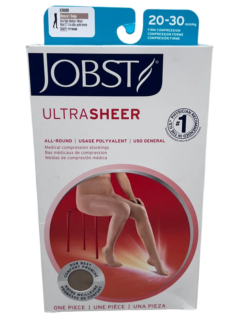 Pantimedia Ultrasheer compresion 20-30 mm hg punta cerrada