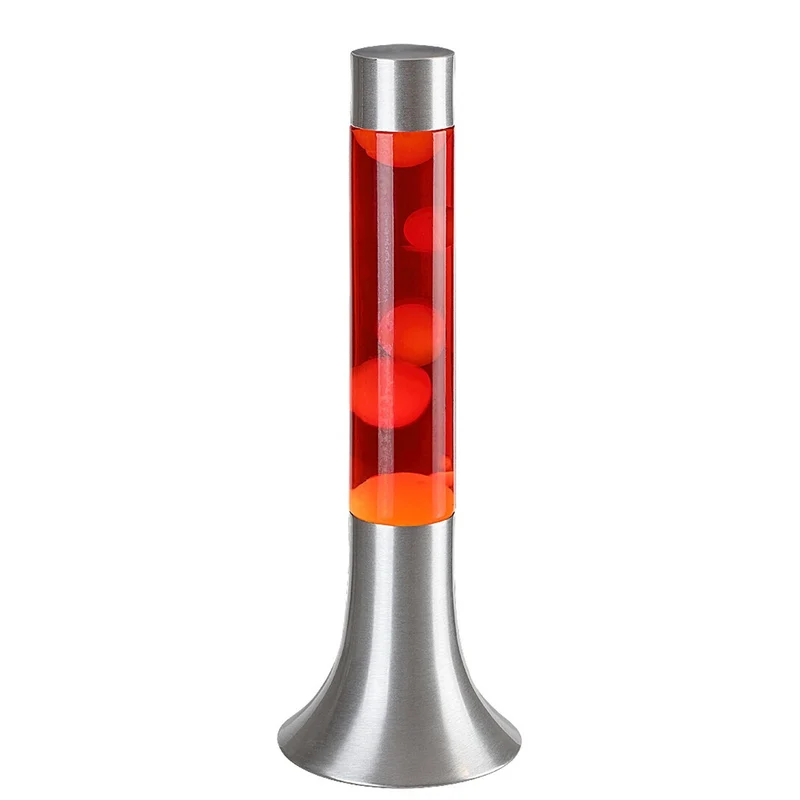 Lámpara de lava LED Rabalux, 25 W, 3000 K, roja, Poppilol