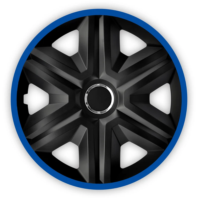 Tapacubos universales 14" NRM FAST LUX azul 4 piezas