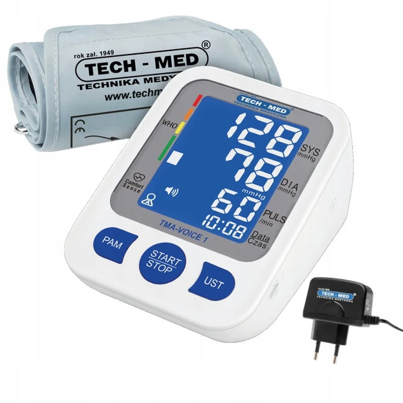 Tensiómetro TECH-MED, digital, de brazo, con función de voz, TMA-VOICE 1