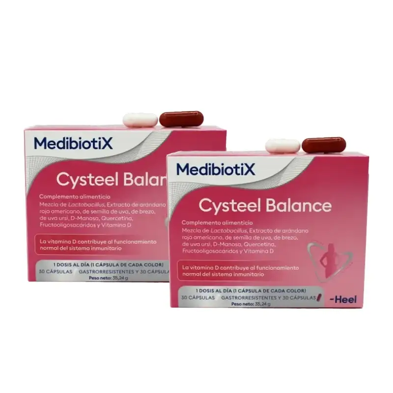 Medibiotix Cysteel Balance Food Supplement, 2 x 60 capsules