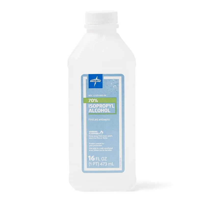 Medline 70% Isopropyl Alcohol, 16oz. (1EA)
