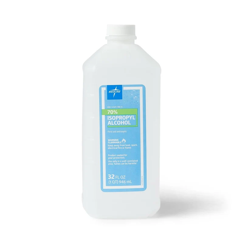 Medline 70% Isopropyl Alcohol, 32oz. (case of 12)