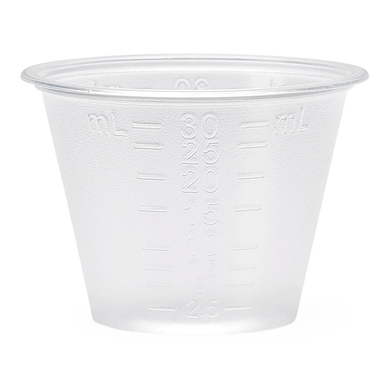 Graduated Plastic Medicine Cup, 30mL (case of 5000)