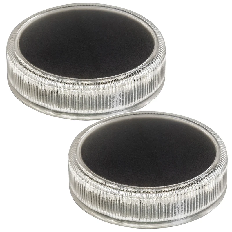 Lámpara solar Trillo LED de 0,3 W, sensor crepuscular, color transparente, IP65, K 4000, 77175, 2 unidades