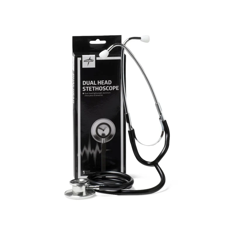 Dual-Head Stethoscope, Black