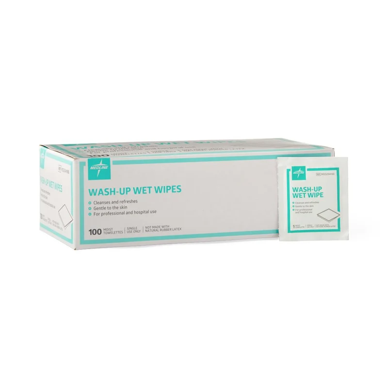 Wash-Up Wet Wipe Towelettes with BZK (case of 1000)