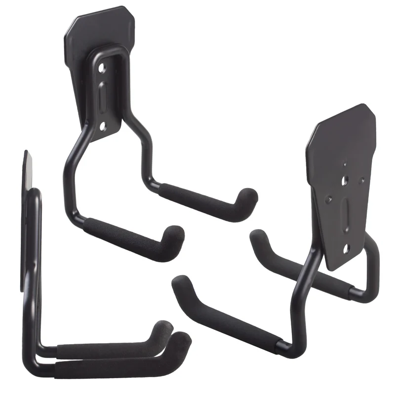 Soporte / colgador de pared para garaje Maclean, para neumáticos, herramientas de jardinería, escaleras, mangueras de jardín, máx. 35 kg, MC-439, 3 unidades