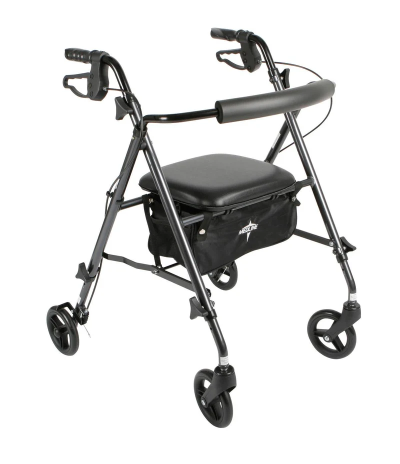 Superlight Aluminum Rollator, Black