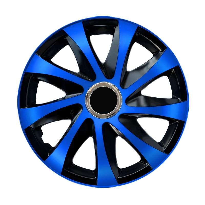 Tapacubos universales 16" NRM DRIFT Extra azul/negro 4 piezas