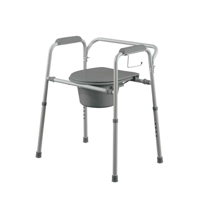 Knockdown Steel Bedside Commode (1EA)