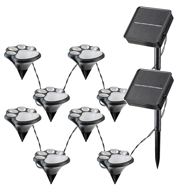 Lámparas solares Rabalux, 2 juegos, LED, IP44, batería de 600 mAh, Wigry