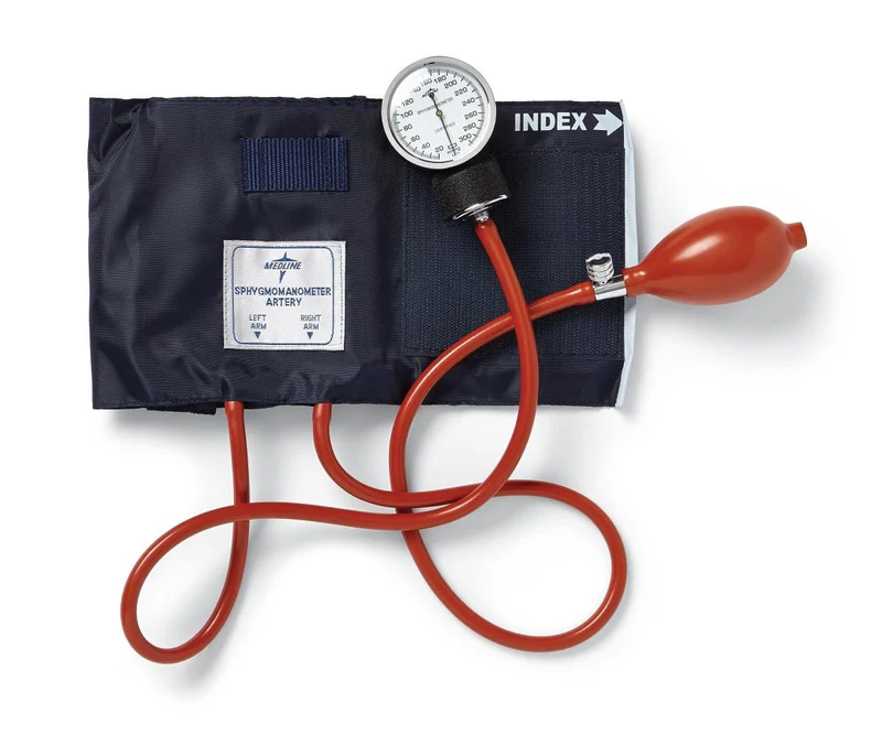 Neoprene Handheld Aneroid Sphygmomanometer, Large Adult