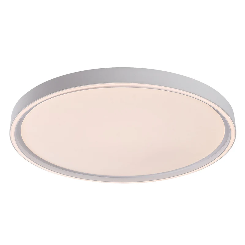 Lámpara de techo Rabalux Zerina, 54 W, IP40, blanca, 3000-6500 K, función de memoria, con mando a distancia, función de temporizador, efecto de luz nocturna, 75087