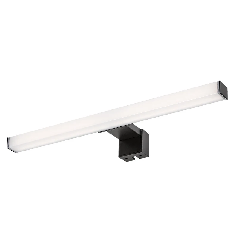 Lámpara de baño Rabalux Oliro LED 6 W, negra, IP44, 4000 K, 75051