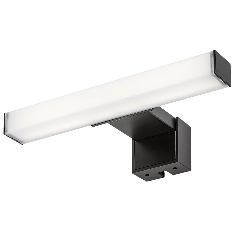 Lámpara de baño Rabalux Oliro LED 4 W, negra, IP44, 4000 K, 75050