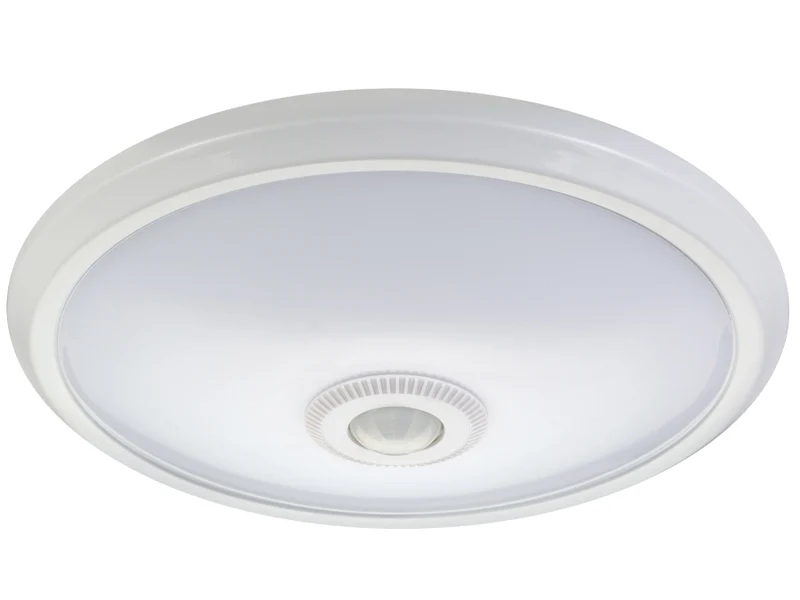 Plafón LED de 12W con sensor de movimiento PIR y fuente de alimentación de emergencia, alcance de 6m Maclean Energy MCE131 ACU