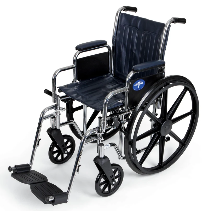 Excel Wheelchair, Removable Desk-Length Arms, Swing-Away Footrests, 16"