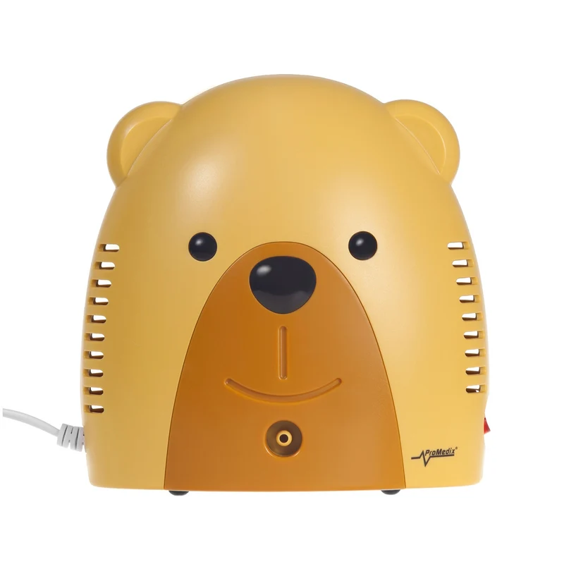 Nebulizador compresor de pistón en forma de osito sonriente, perfecto para niños ProMedix PR-811