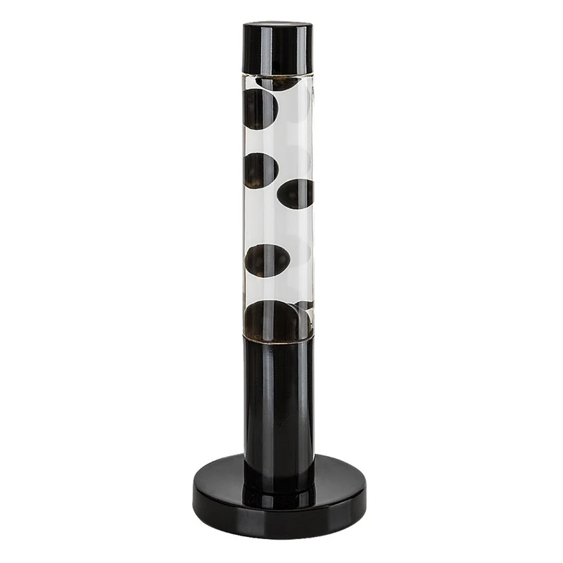 Lámpara de lava LED Rabalux, potencia 25 W, 3000 K, cera negra, Lavastic