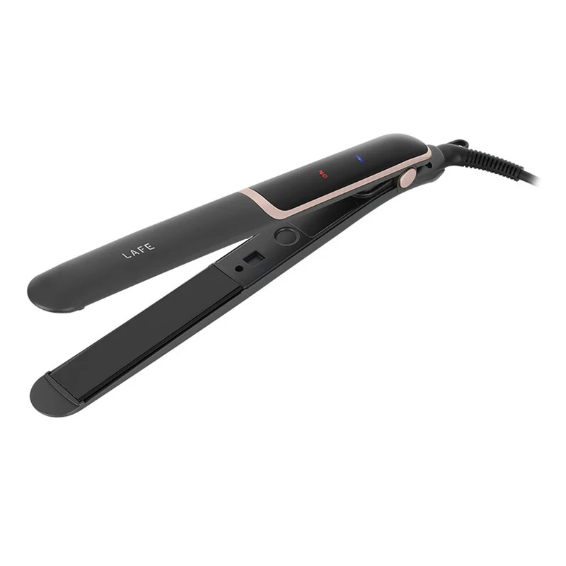 Plancha con control de temperatura LAFE, 35W, revestimiento cerámico, Sleek & Shine Straightener