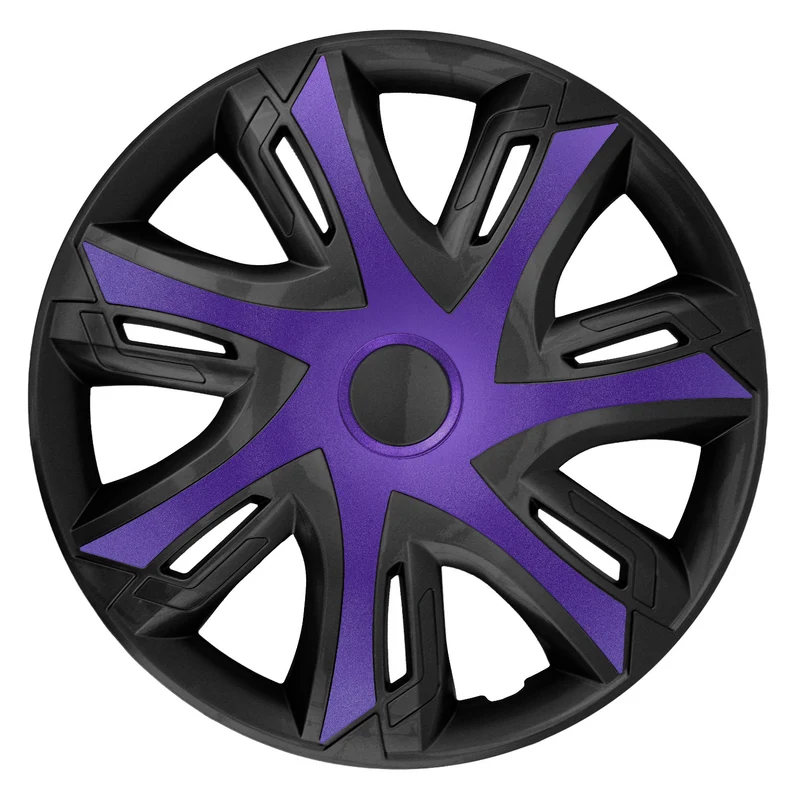 tapacubos 16'' NRM N-Power bicolor violeta/negro violeta/negro 4pcs