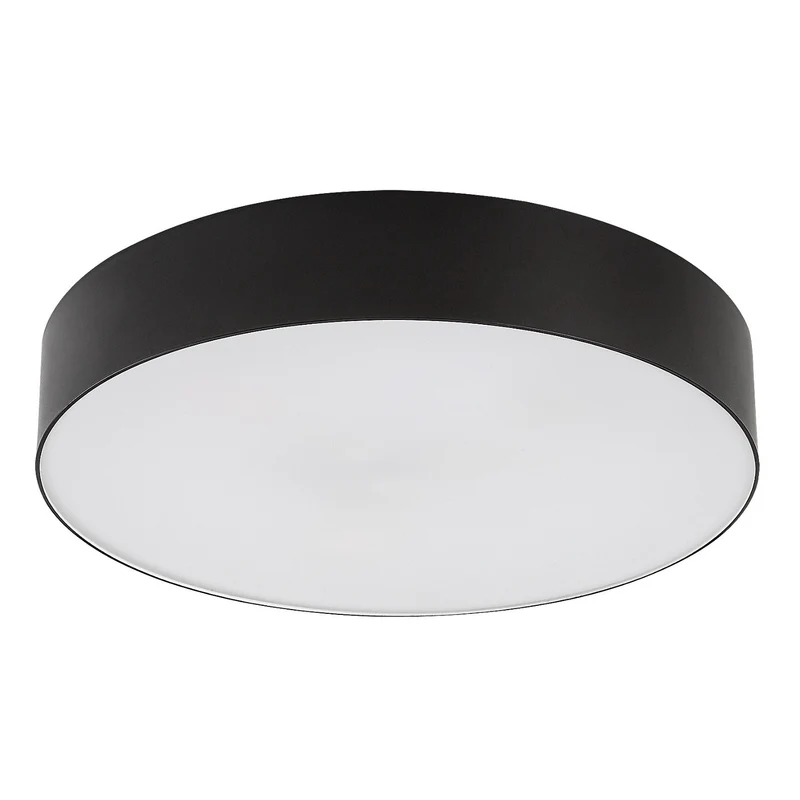 Lámpara Rabalix Dolen, negra, 3x E27, máx. 9 W, IP43, 75066