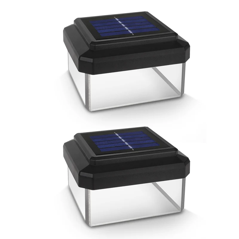 GreenBlue GB128 2x Solar LED luz del poste, 100x100mm, sobre dosel