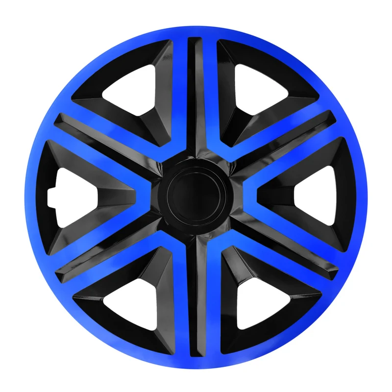 Tapacubos 15" NRM ACTION DOUBLECOLOR AZUL NEGRO 4 piezas