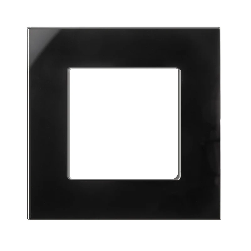 Marco de cristal Maclean, simple, negro, 86x86mm, MCE730B