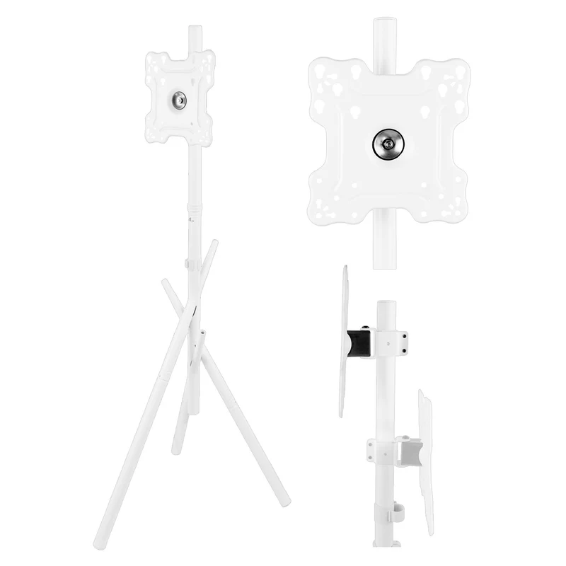 Soporte de suelo para televisor Maclean, 27-55", VESA máx. 200x200, máx. 60 kg, MC-181 W
