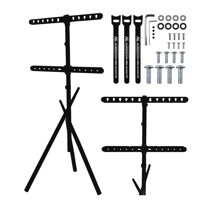 Soporte de suelo para televisor Maclean, 37-80", VESA máx. 600x400, máx. 60 kg, MC-182 B