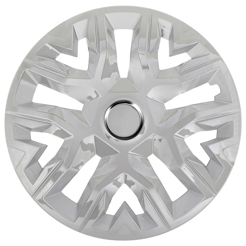 NRM Tapacubos universales 15'' Perfecto lacado plata 4 piezas