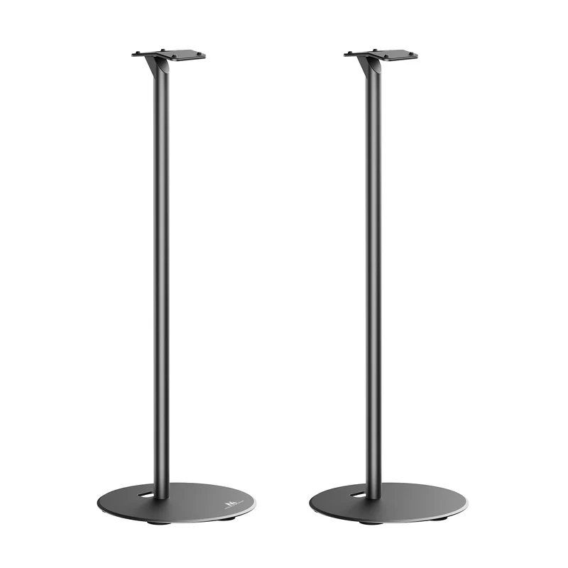 Maclean MC-995 Juego de soportes de suelo compatibles con Sonos® ERA 300 | Altura 714 milímetros | Diseño elegante con gestión de cables integrada
