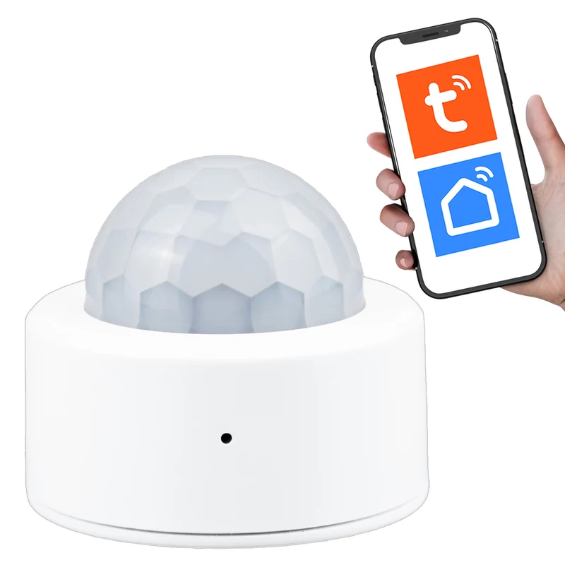 Sensor de movimiento inalámbrico Zigbee Tuya GreenBlue, Android/iOS, CR2450 DC 3,0 V, ángulo de detección de 120° / hasta 8 m, GB740