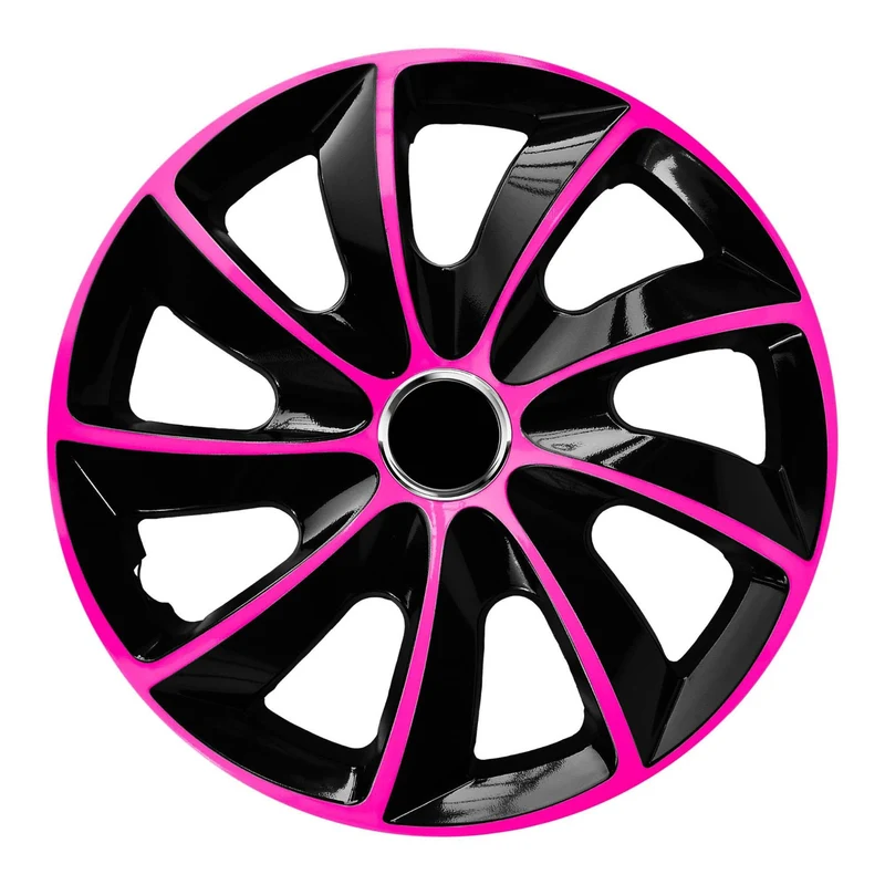 Tapas 15" NRM EXTRA STIG PINK BLACK rosa/negro 4 piezas