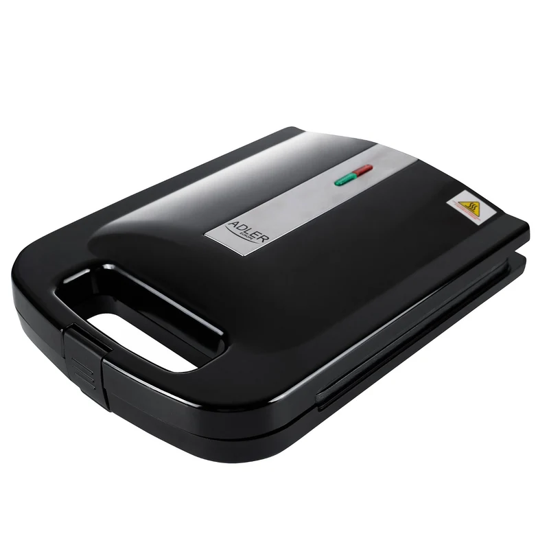Adler AD 3055 negra sandwichera de 2000 W para 4 sandwiches