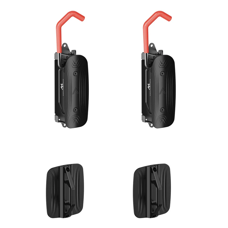 Maclean MC-998 Aparcabicicletas de pared, 30 kg máx., 2 unidades