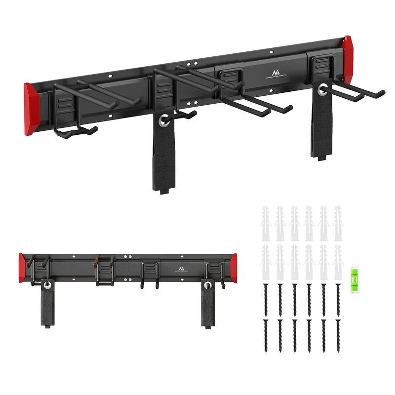 Organizador de pared para herramientas Maclean, de acero, carga máxima de 136 kg, anchura de 816 mm, MC-178