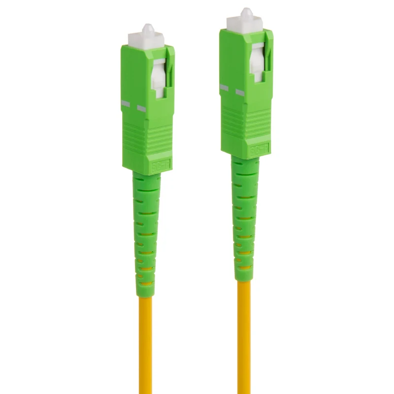 Cable patchcord de fibra óptica Maclean, SC/APC-SC/APC, monomodo, longitud 1m, simplex, G657A2, MCTV-431