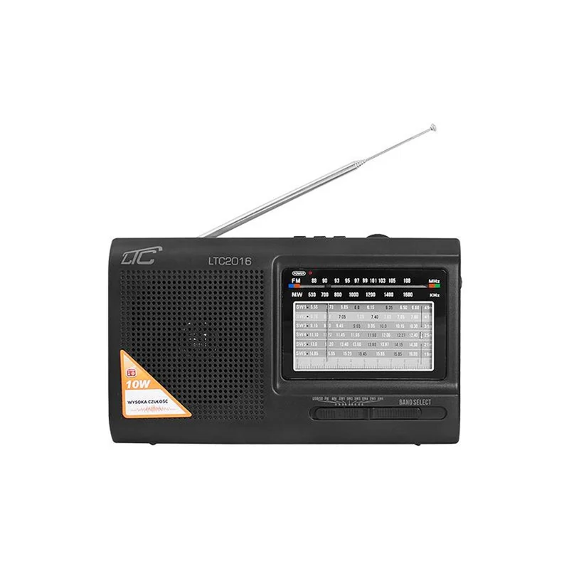 Radio portátil LTC-2016 WILGA USB con batería recargable incorporada