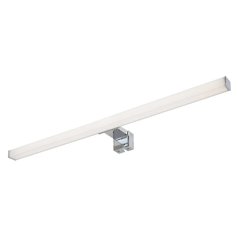 Lámpara de baño Rabalux, potencia 9 W, blanco natural 4000 K, IP44, cromada, Oliro