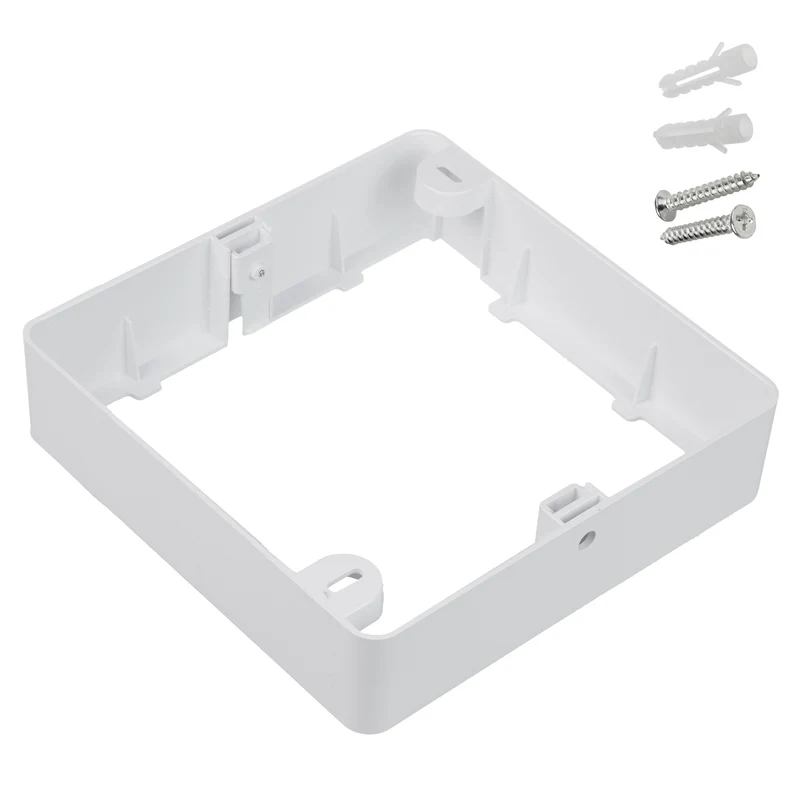 Maclean MCE379 S Adaptador de superficie para panel LED 18W, Cuadrado, 170*170*38mm