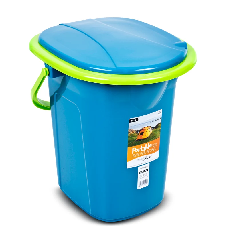 Inodoro portatil para acampanada viaje disponible en 5 variantes de muestra de color GreenBlue GB320