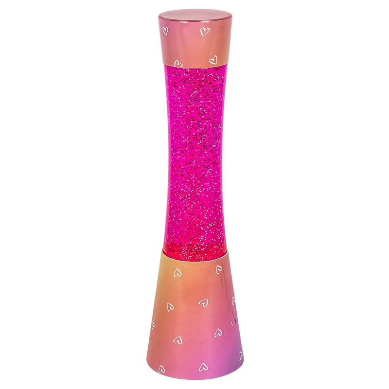 Lámpara decorativa Minka lavalamp Gy6.35 20W, 39,5 cm color rosa