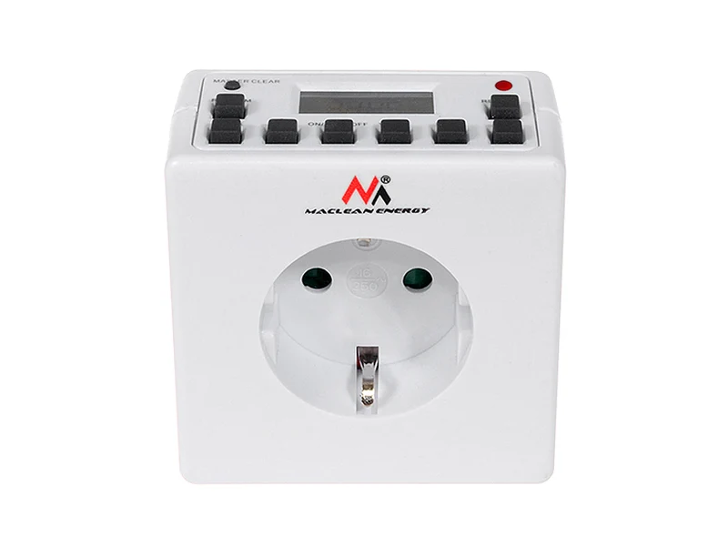 Programador eléctrico digital diario semanal 3600W 16A 240V Maclean MCE30G